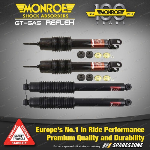 Front + Rear Monroe GT Gas with Reflex Shock Absorbers for Hummer H3 2006-2009