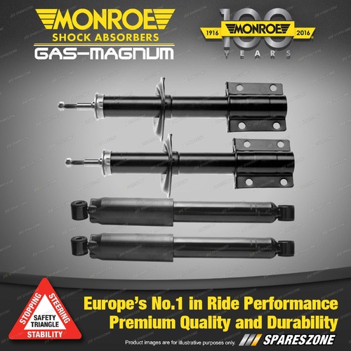 Front + Rear Monroe Gas Magnum Shocks for Fiat Ducato 230 244 Platform 00-06