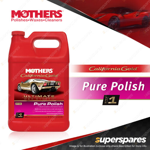 Mothers California Gold Pure Polish 3.785L mild polish - Step 1 Ultimate Wax