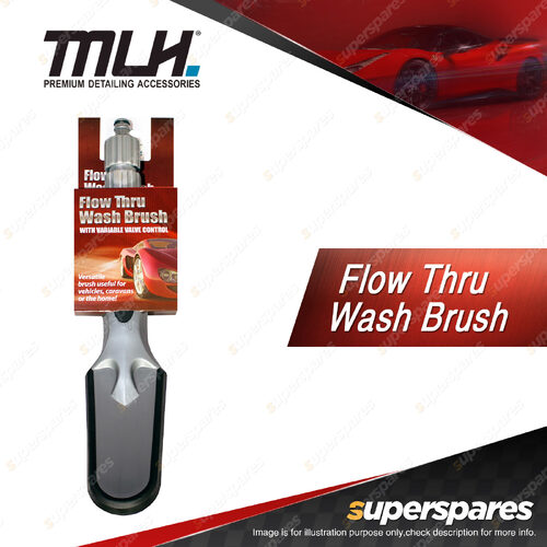 Mothers MLH Short Handle Flow Thru Wash Brush With Variable Valve Control