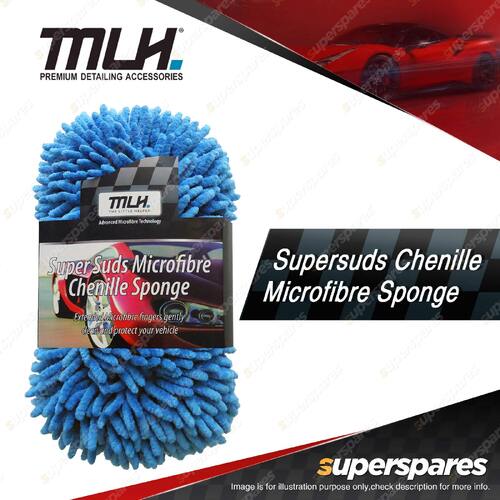 Mothers MLH Supersuds Chenille Microfibre Sponge - Blue - 64MLHW2