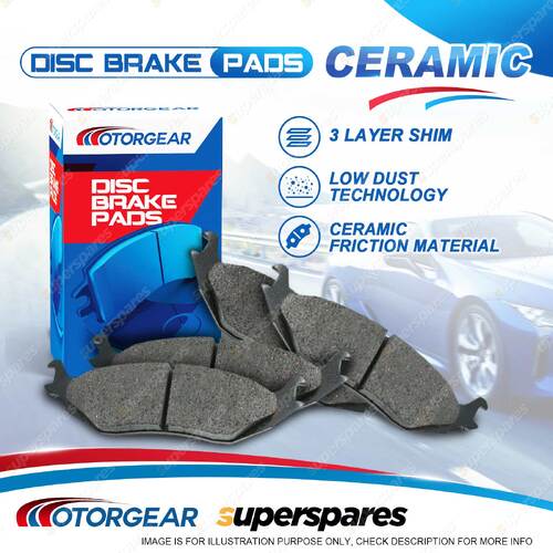 4x Front Motorgear Brake Pads for Holden Commodore VB VC VG VH VK VL VN VP VR VS