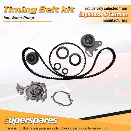 Timing Belt Kit & Water Pump for BMW 318i E30 MPFI 85KW 1.8L SOHC 8V 4CYL PETROL