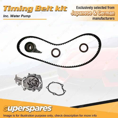 Timing Belt Kit & Water Pump for Mazda E1800 1.8L 4 Cyl SOHC 2/1984-12/1986 T077