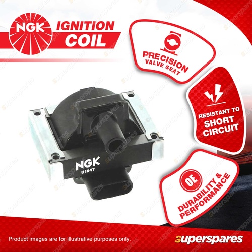 1 x NGK Ignition Coil for Jaguar XJ12 XJS 6.0L V12 Cyl SOHC EFI MPFI 24V 8D