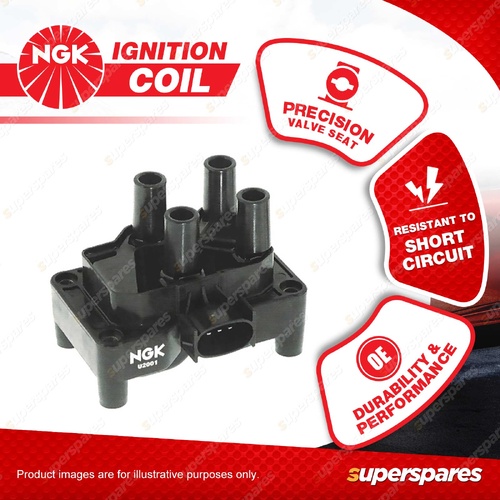 1 x NGK Ignition Coil for Ford Fiesta WP Focus LR Mondeo HC HD HE 4Cyl DOHC MPFI