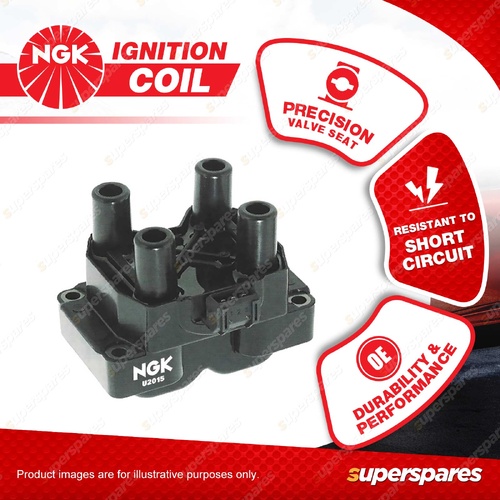 1 x NGK Ignition Coil for Holden Calibra YE Frontera UT 2.0L 4Cyl C20XE X20SE