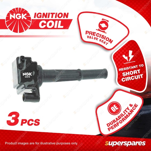 3 x NGK Ignition Coils for Toyota Hilux VZN167R VZN172R Landcruiser Prado VZJ95R