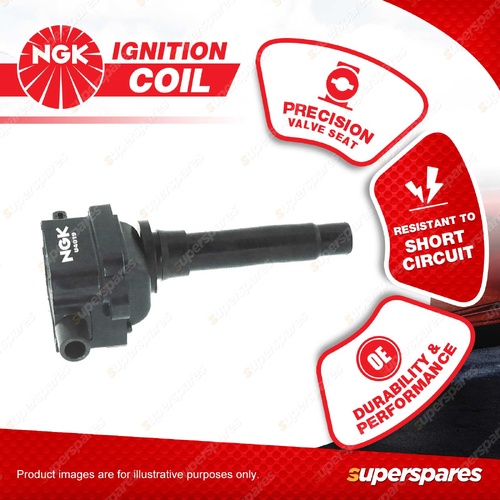 1 x NGK Ignition Coil for Kia Mentor 1.5L 1.8L 4Cyl DOHC MPFI 16V BF TE 98-00