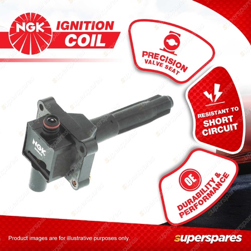 1 x NGK Ignition Coil for Mercedes Benz C180 C200 C200T C230 W202 4Cyl DOHC MPFI