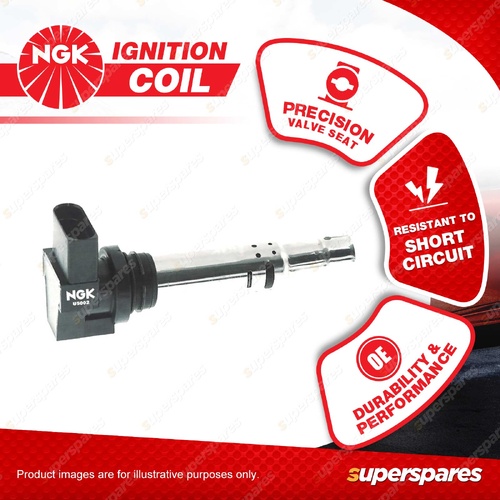 1 x NGK Ignition Coil for Audi A1 8X A3 8P TFSI 1.4L T4 Cyl DOHC TMPFI 16V 10-12