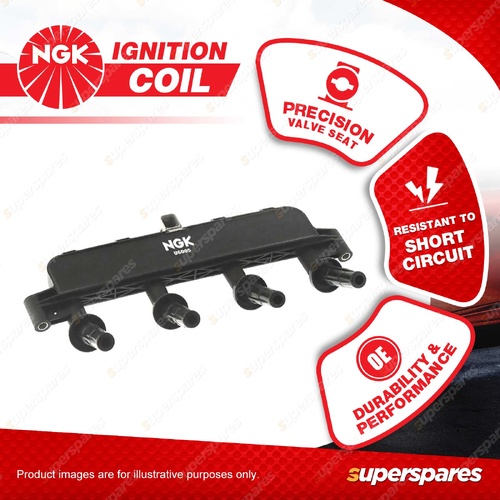 1 x NGK Ignition Coil for Citroen Berlingo C3 1.4L 4Cyl SOHC MPFI 8V TU3JP 99-06