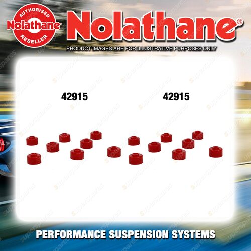 Nolathane Shock absorber bush kit for BEDFORD VAN CO 4/6CYL 1968-1976