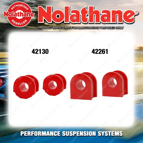 Nolathane Sway bar mount bush kit for DAIHATSU CHARADE G100 G102 4CYL 1987-1993