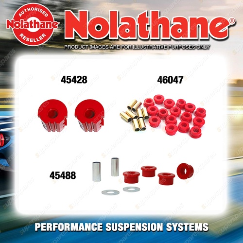 Nolathane Control arm bush kit for FORD CORSAIR UA 4CYL 11/1989-12/1992