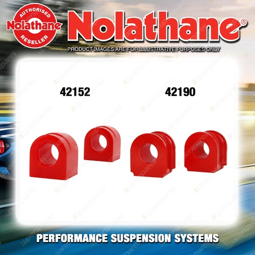 Nolathane Sway bar mount bush kit for FORD CORSAIR UA 4CYL 11/1989-12/1992