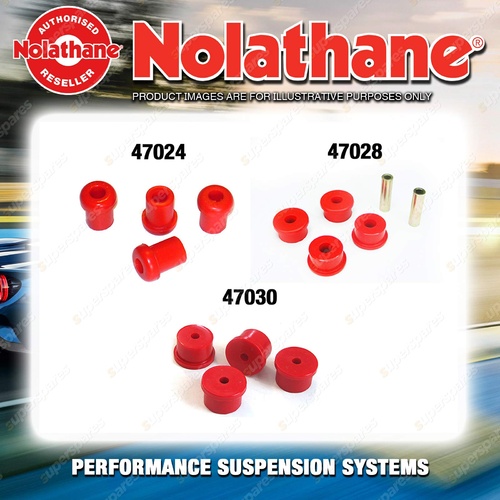 Nolathane Spring eye shackle bush kit for FORD ESCORT MK2 1600 2000 RS2000 4CYL
