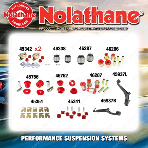 Nolathane Control arm bush kit for FORD FAIRLANE AU 6/8CYL 3/1999-12/2002