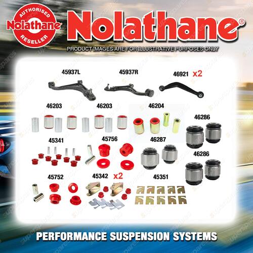 Nolathane Control arm bush kit for FORD FAIRLANE BA BF 6/8CYL 7/2003-12/2007