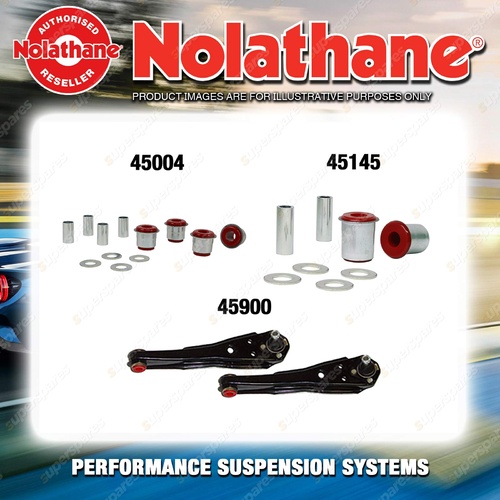 Nolathane Control arm bush kit for FORD FAIRLANE ZF ZG ZH 6/8CYL 4/1972-4/1979