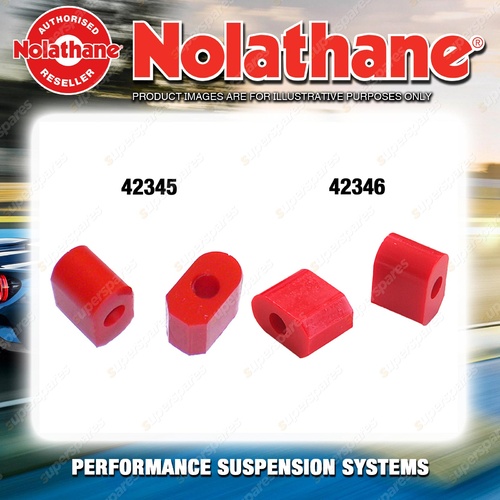 Nolathane Sway bar mount bush kit for FORD FAIRLANE ZF ZG ZH 8CYL 1972-1979