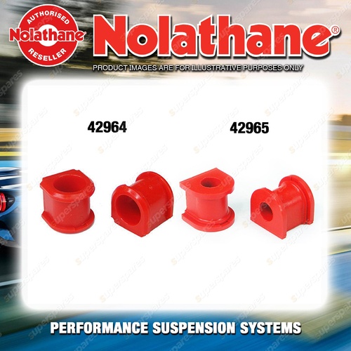 Nolathane Sway bar mount bush kit for FORD LASER KJ 4CYL 10/1994-11/1998