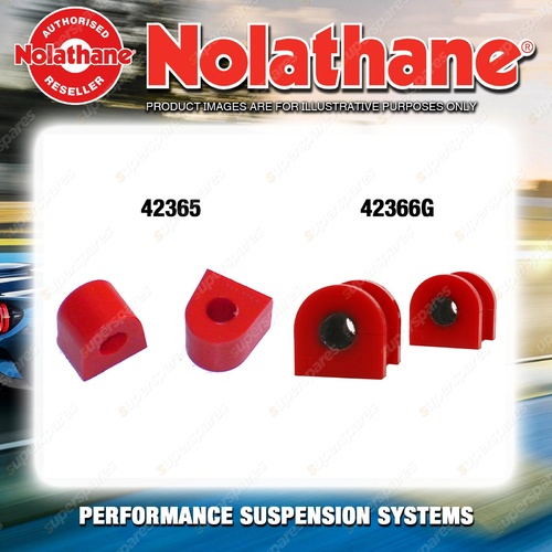 Nolathane Sway bar mount bush kit for FORD MAVERICK DA 6CYL 8/1987-9/1993