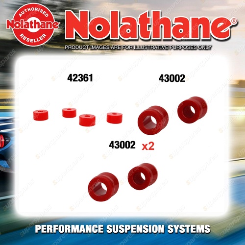 Nolathane Shock absorber bush kit for FORD TRADER 0409 0509 0811 4CYL 1984-1995