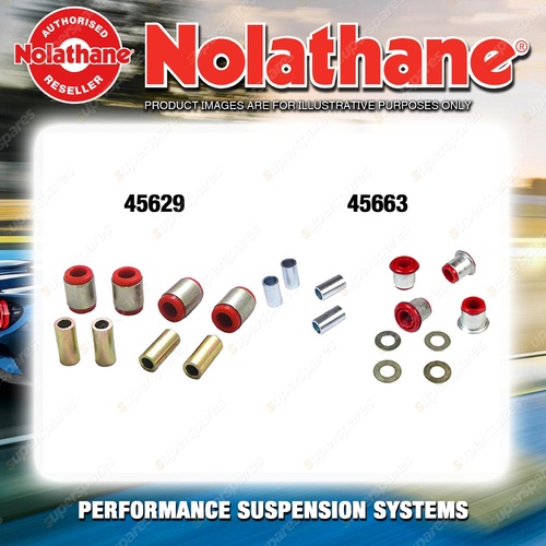 Nolathane Control arm bush kit for HOLDEN COLORADO RC 4/6CYL 4WD 7/2008-5/2012