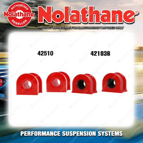 Nolathane Sway bar mount bush kit for HOLDEN COMMODORE VF 6/8CYL 6/2013-ON