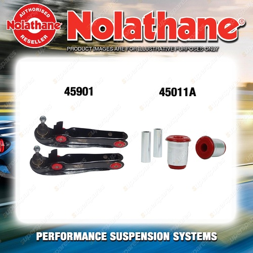 Nolathane Control arm & bush kit for HOLDEN COMMODORE VN VP VG 8CYL 1988-1993