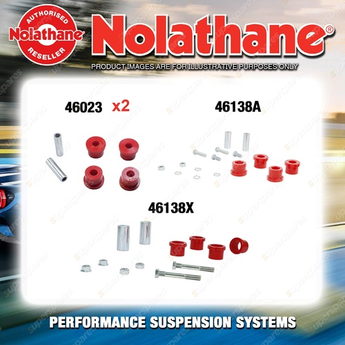 Nolathane Control arm bush kit for HOLDEN COMMODORE VN VP VGIRS sedan