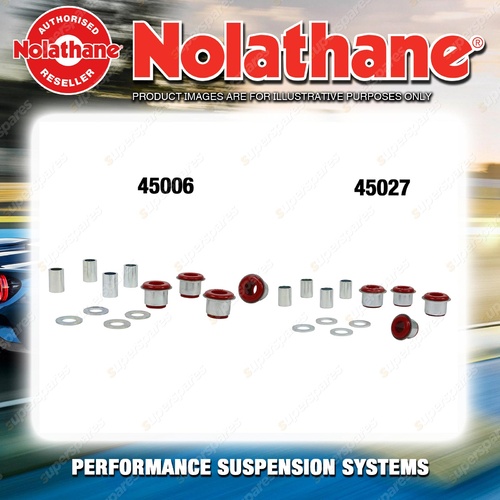 Nolathane Control arm bush kit for HOLDEN MONARO HK HT HG 6/8CYL 7/1968-6/1971