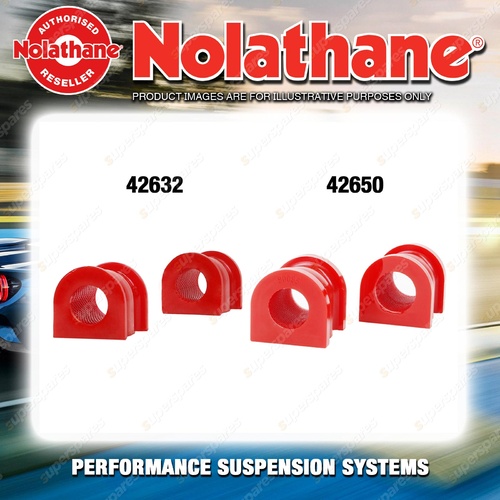 Nolathane Sway bar mount bush kit for HONDA ACCORD CL CM CN INCL EURO 6CYL