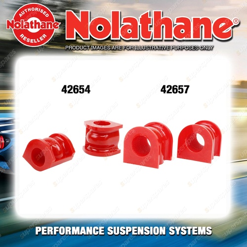 Nolathane Sway bar mount bush kit for HONDA CIVIC FD2 TYPE R 4CYL 2/2006-2011