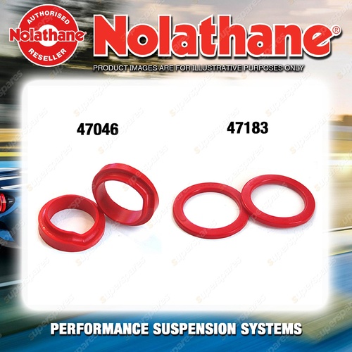 Nolathane Spring pad bush kit for HSV CALASIS SV88 VL 8CYL 5/1988-11/1988