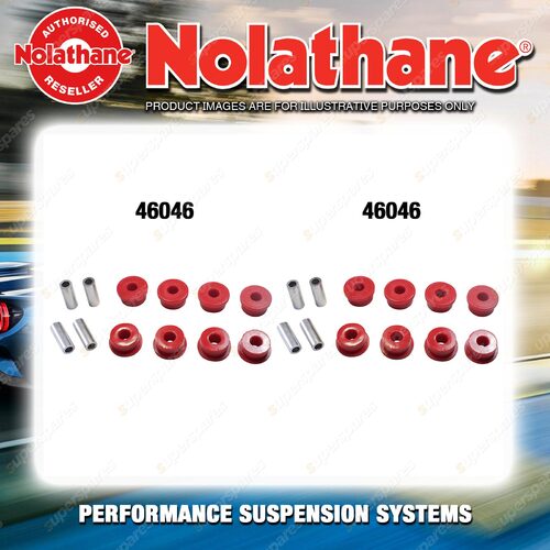 Nolathane Trailing arm bush kit for HYUNDAI TERRACAN HP 6CYL 7/2001-1/2007