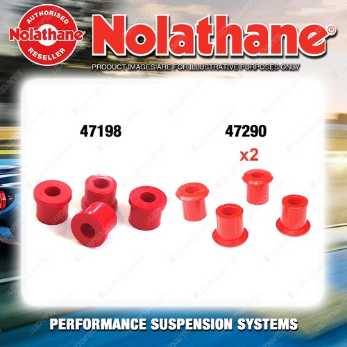 Nolathane Spring eye & shackle bush kit for KIA PREGIO 3VRS CT 4CYL 2002-2006