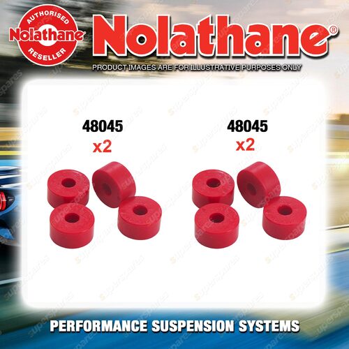 Nolathane Shock absorber bush kit for LAND ROVER RANGE ROVER P38 8CYL 1994-2002