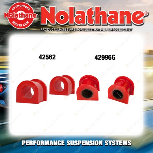 Nolathane Sway bar mount bush kit for LEXUS LX470 UZJ100 8CYL 3/1998-3/2008