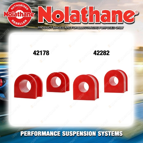 Nolathane Sway bar mount bush kit for MAZDA 626 CB 4CYL 1978-2/1983