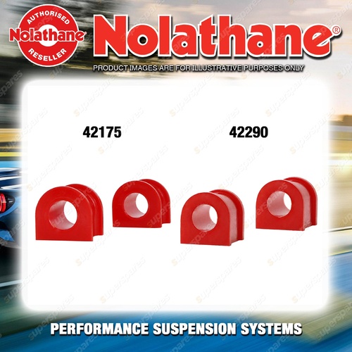 Nolathane Sway bar mount bush kit for MAZDA 626 GD SEDAN AND HATCHBACK 4CYL FWD