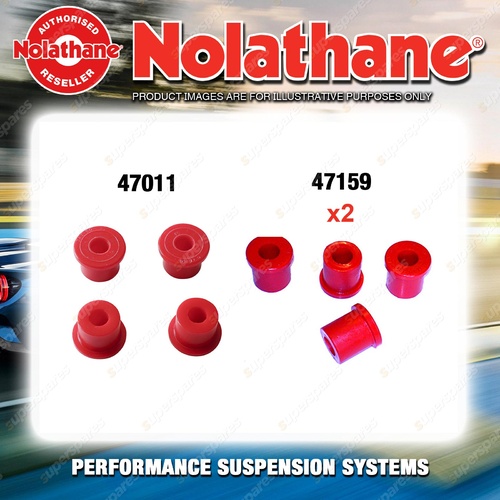 Nolathane Spring eye & shackle bush kit for MAZDA 929 LA WAGON 4CYL 1979-1988