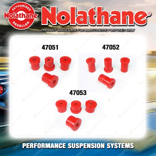 Nolathane Spring eye & shackle bush kit for MAZDA RX3 MK1 2R 3/1972-1977