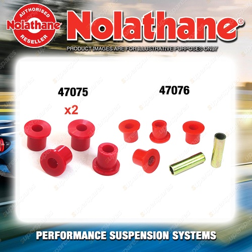 Nolathane Spring eye & shackle bush kit for MG MGA MK2 4CYL 1960-1963