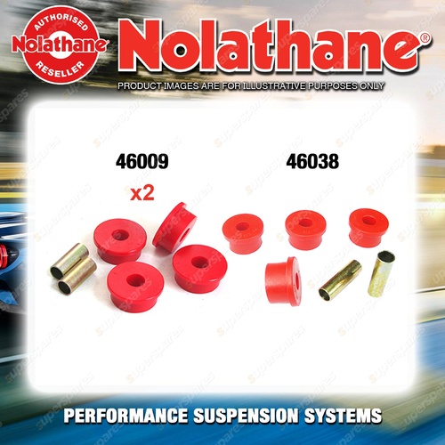 Nolathane Trailing arm bush kit for MITSUBISHI DIAMANTE TR TS KR KS 6CYL