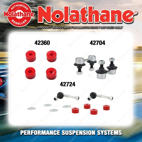 Nolathane Sway bar link bush kit for MITSUBISHI GALANT HG HH VR4 4CYL AWD