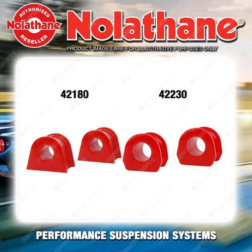 Nolathane Sway bar mount bush kit for MITSUBISHI PAJERO NM NP 6CYL 2000-2006