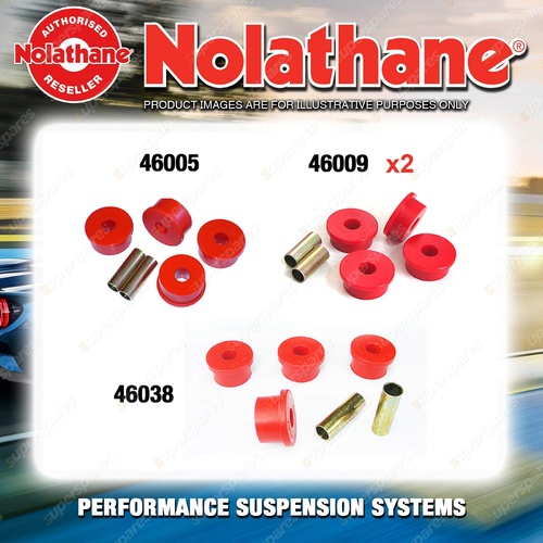 Nolathane Trailing arm bush kit for MITSUBISHI VERADA KE KF Beam Rear Suspension