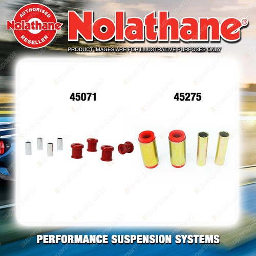 Nolathane Control arm bush kit for NISSAN 720 CG 4CYL RWD 1/1980-12/1985